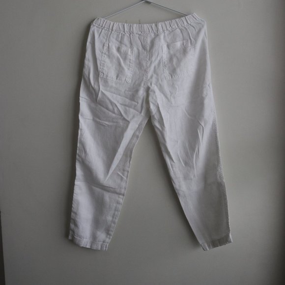 EVERYTHING MUST GO: MERONA WHITE LINEN PANTS - Picture 2 of 2